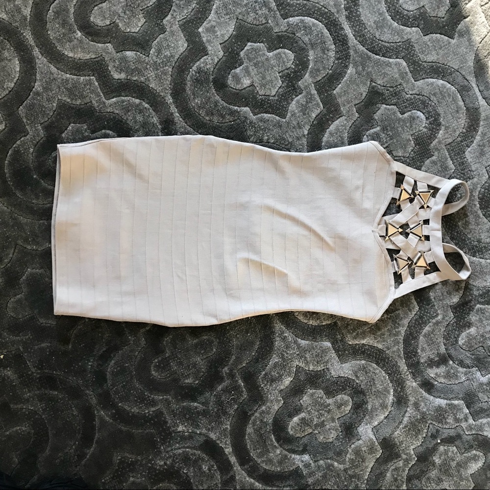 CLEARANCE!!! Gold buckle bandage dress. 😍😍